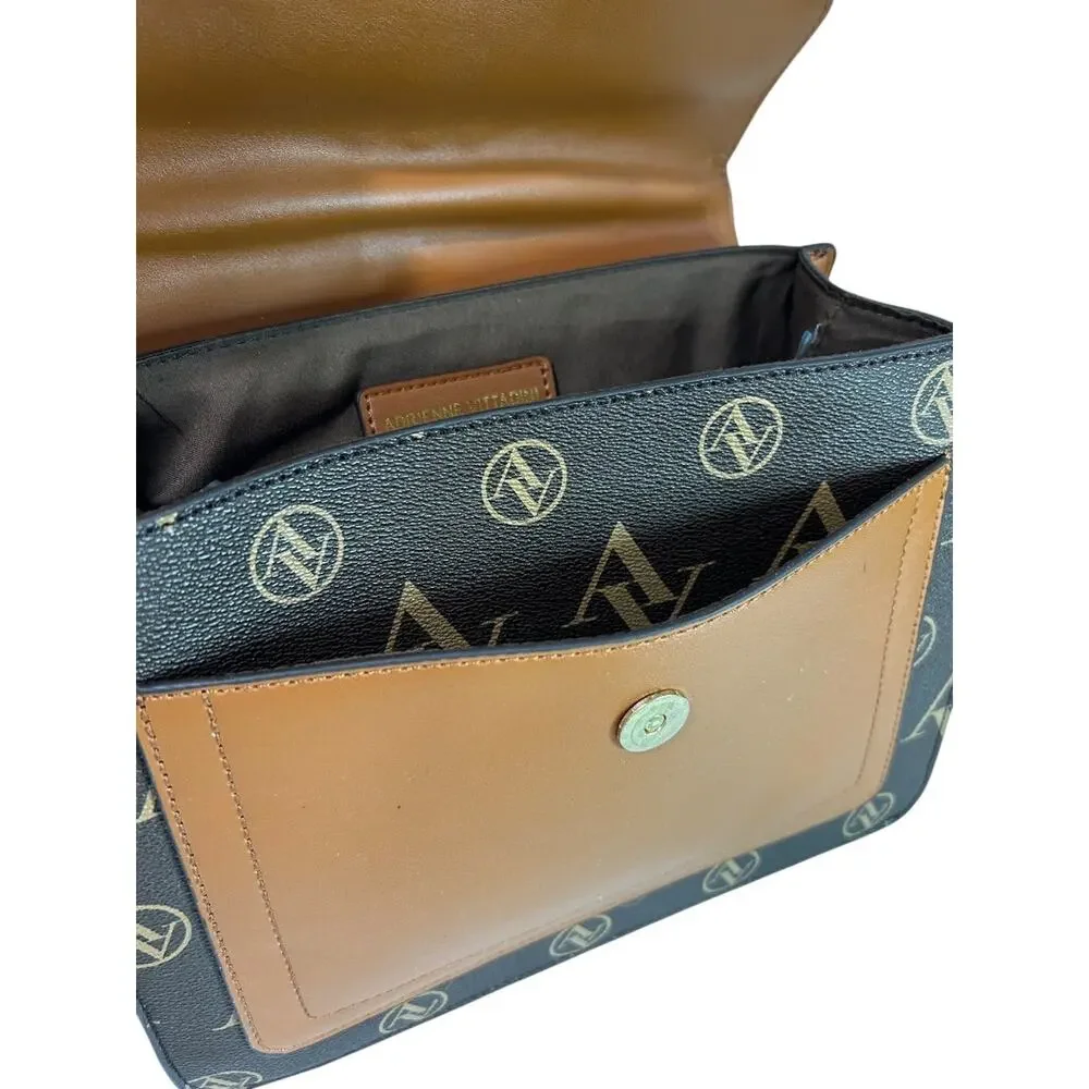 Adrienne Vittadini Top Handle Satchel‎ Bag Removable Shoulder Strap